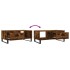 Mesa de centro madera contrachapada roble ahumado 90x50x36,5