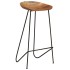 Taburetes de cocina 2 unidades madera maciza de