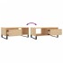 Mesa de centro madera contrachapada roble Sonoma 90x50x36,5