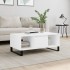 Mesa de centro madera contrachapada blanco 90x50x36,5