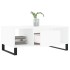 Mesa de centro madera contrachapada blanco 90x50x36,5