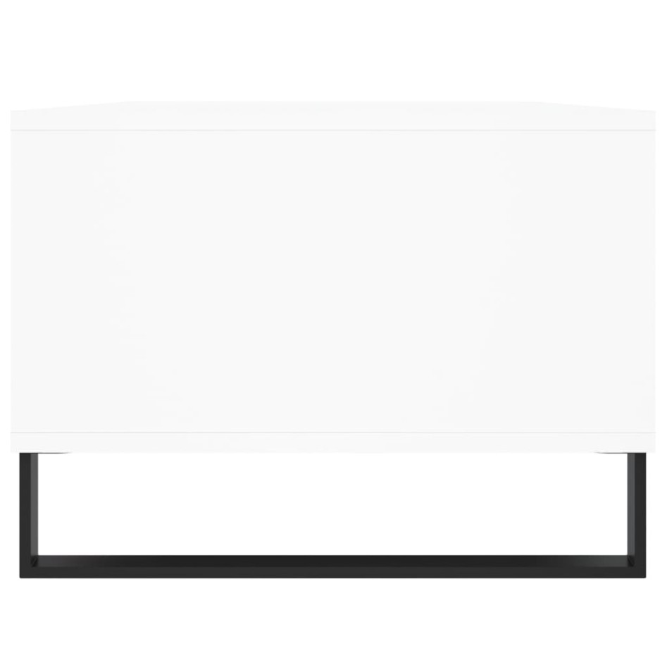 Mesa de centro madera contrachapada blanco 90x50x36,5