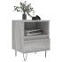 Mesita de noche 2 uds madera ingeniería gris Sonoma 40x35x50