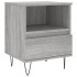 Mesita de noche 2 uds madera ingeniería gris Sonoma 40x35x50