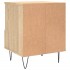Mesitas noche 2 uds madera ingeniería roble Sonoma 40x35x50