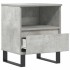 Mesita de noche madera de ingeniería gris hormigón 40x35x50