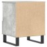 Mesita de noche madera de ingeniería gris hormigón 40x35x50