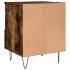 Mesitas noche 2 uds madera ingeniería roble ahumado 40x35x50