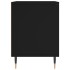 Mesitas de noche 2 uds madera de ingeniería negro 40x35x50
