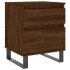 Mesitas noche 2 uds madera ingeniería marrón roble 40x35x50