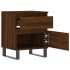 Mesitas noche 2 uds madera ingeniería marrón roble 40x35x50
