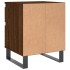 Mesitas noche 2 uds madera ingeniería marrón roble 40x35x50