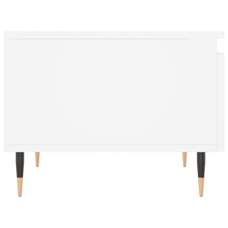 Mesas de centro 2 uds madera de ingeniería blanco 50x46x35