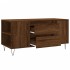 Mesa de centro madera de ingeniería marrón roble 102x44,5x50