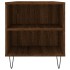 Mesa de centro madera de ingeniería marrón roble 102x44,5x50