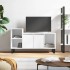 Mueble para TV madera contrachapada blanco 100x35x55