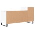 Mueble para TV madera contrachapada blanco 100x35x55