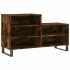 Mueble zapatero madera contrachapada roble ahumado 102x36x60