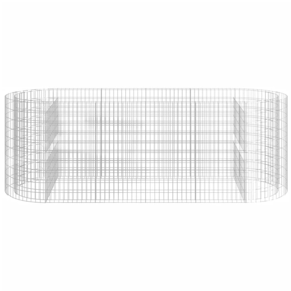 Arriate de gaviones de hierro galvanizado 300x100x100