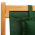 Silla de playa plegable madera maciza de eucalipto y tela