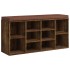 Banco zapatero madera contrachapada roble ahumado 103x30x48