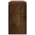 Banco zapatero madera contrachapada roble ahumado 103x30x48