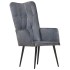 Sillón orejero de cuero auténtico