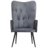 Sillón orejero de cuero auténtico