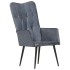 Sillón orejero de cuero auténtico