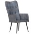Sillón orejero de cuero auténtico