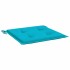 Cojines para silla de jardín 6 uds tela turquesa 40x40x3