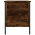 Mesitas noche 2 uds madera ingeniería roble ahumado 40x42x50