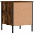 Mesitas noche 2 uds madera ingeniería roble ahumado 40x42x50