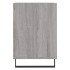 Mueble de TV madera contrachapada gris Sonoma 100x35x55