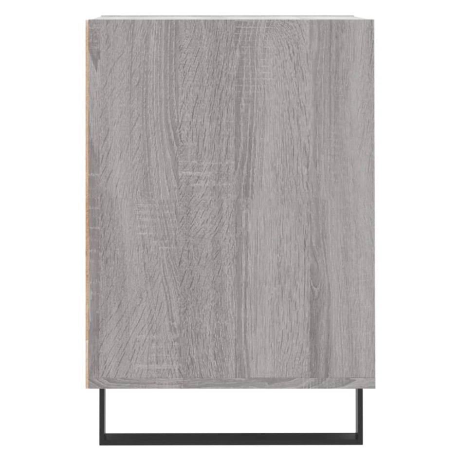 Mueble de TV madera contrachapada gris Sonoma 100x35x55