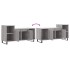 Mueble de TV madera contrachapada gris Sonoma 100x35x55