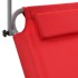 Tumbona plegable con toldo y ruedas acero