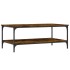 Mesa de centro madera de ingeniería roble ahumado 100x55x40