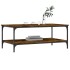 Mesa de centro madera de ingeniería roble ahumado 100x55x40