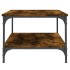 Mesa de centro madera de ingeniería roble ahumado 100x55x40