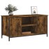 Mueble para TV madera contrachapada roble ahumado 100x40x50