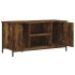 Mueble para TV madera contrachapada roble ahumado 100x40x50