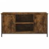 Mueble para TV madera contrachapada roble ahumado 100x40x50