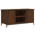 Mueble para TV madera contrachapada marrón roble 100x40x50