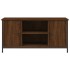 Mueble para TV madera contrachapada marrón roble 100x40x50