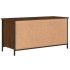 Mueble para TV madera contrachapada marrón roble 100x40x50