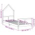 Estructura de cama para niños madera maciza de pino 80x200