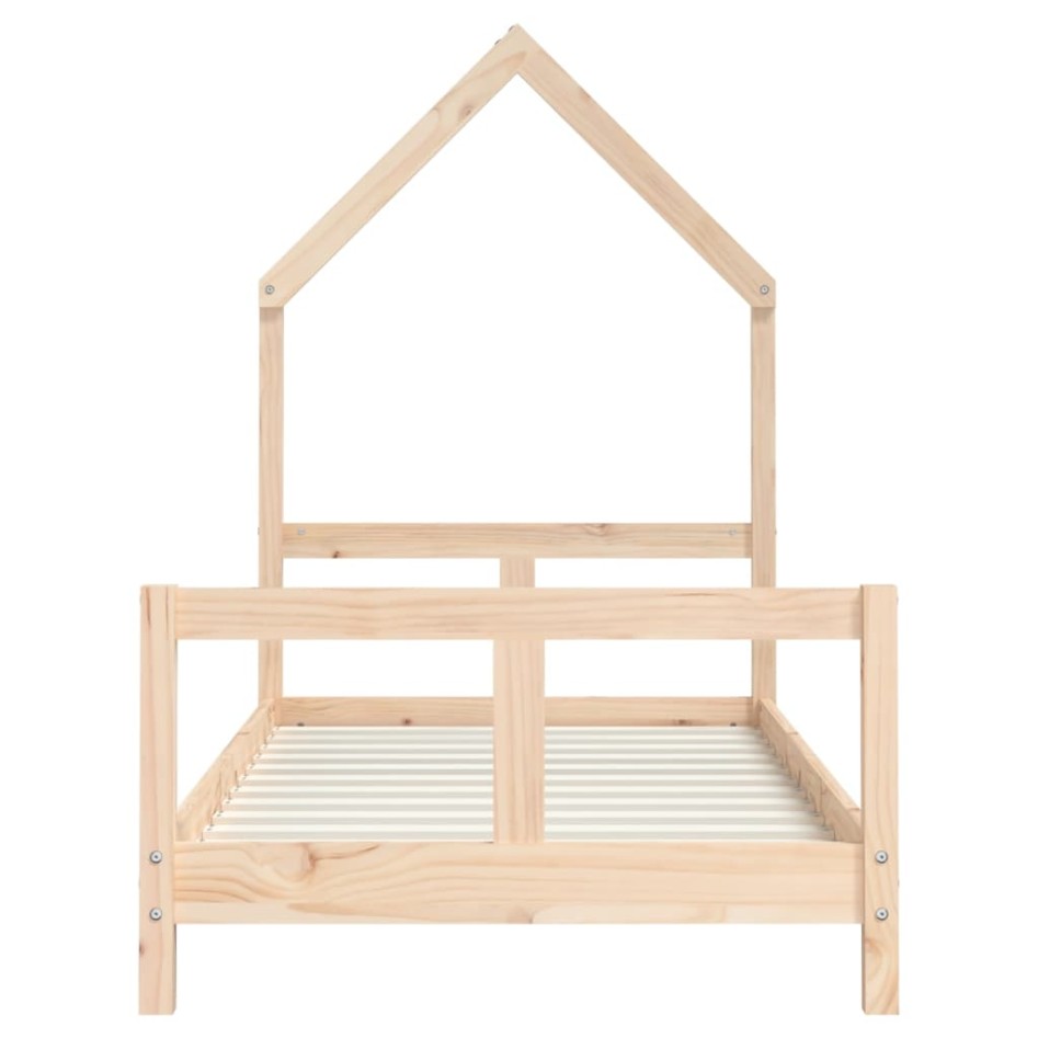 Estructura de cama para niños madera maciza de pino 80x160