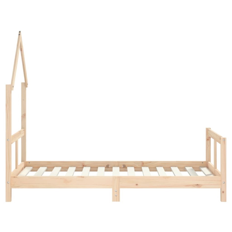 Estructura de cama para niños madera maciza de pino 80x160