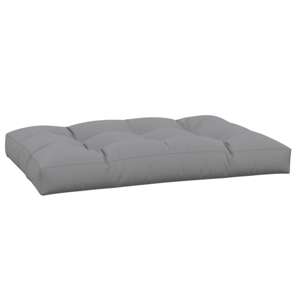Cojín para muebles de palets tela gris 120x80x12